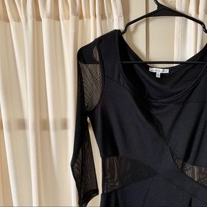 | charlotte russe | slim fitting black dress